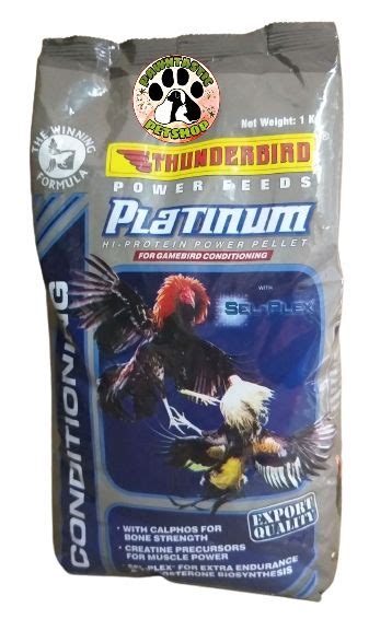 thunderbird platinum|Thunderbird Platinum 1KG For Game Fowl .